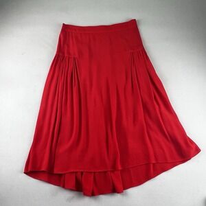 Closed German Pleated Skirt Sz S Midi Elastic Waist Classic Designer Business